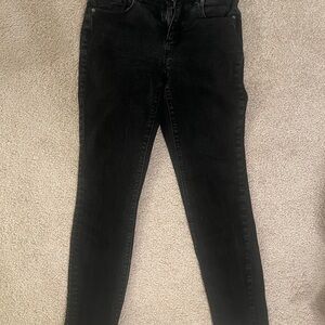 LOFT Women's Classic Black Skinny Jeans